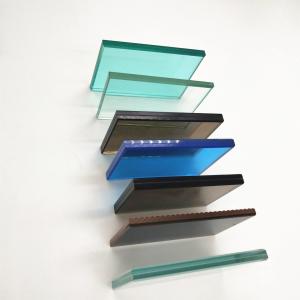Buy cheap Polished Edge Triplex Laminated Glass Pedestrian Bridge Skywalk Glass product