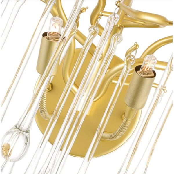 W8053 Gold Crystal Modern Wall Lamp Interior Decoration