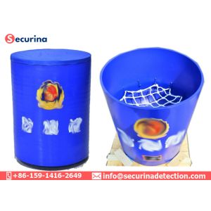 Buy cheap Cylindrical Bomb Disposal Device Blast Suppression Container With 654mm Depth product