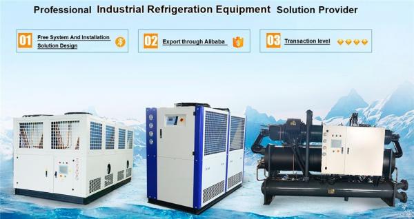 204 kW -5 C Water Cooled Chiller Glycol Chilling Unit For Dairy Processing