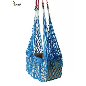 Blue Lifting Cargo Net Customized Lifting Safety Net Industrial