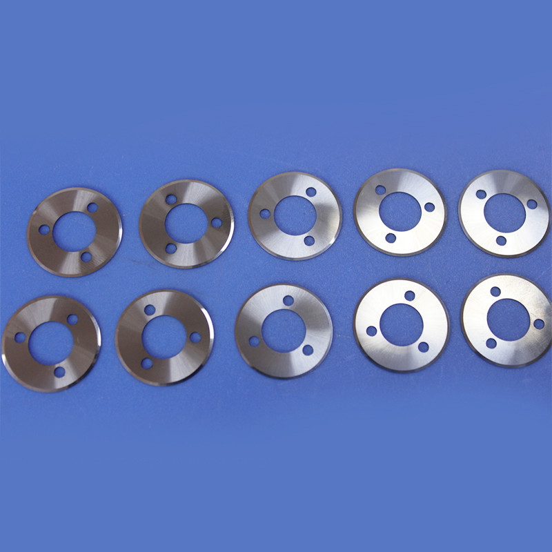 Buy cheap Customized Precision Tungsten Steel Blade Round Shape High Hardness product