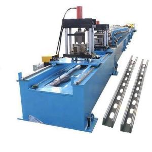Buy cheap Slotted Unistrut Channel Roll Forming Machine product