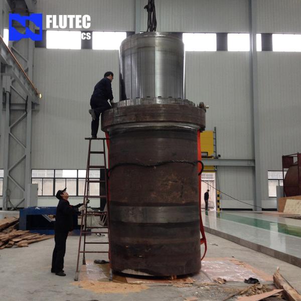 Large Plunger Large Bore Hydraulic Cylinder For 2000 Ton Press Machine Customizable