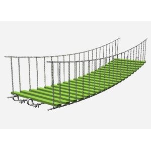 Buy cheap Playground Suspension Rope Net Bridge For Walking Passage product