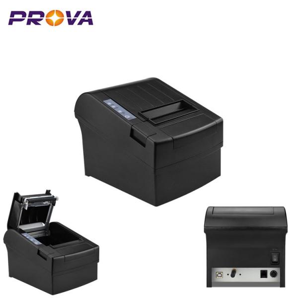 WIFI Desktop Thermal Label Printer , 80mm Receipt Printer With Auto Cutter