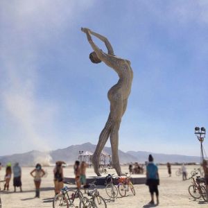 Buy cheap 500cm Height Large Stainless Steel Sculpture Dancing Lady Customized product