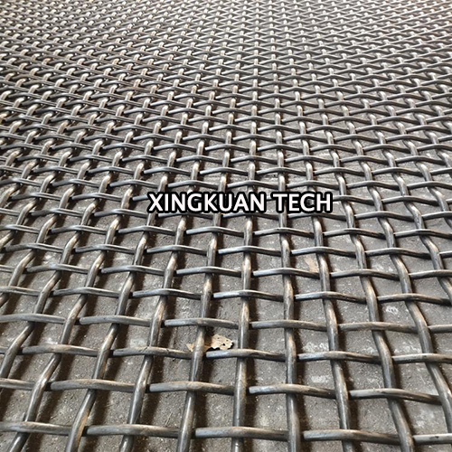 Raw edge Square hole Mining Quarry Screen Mesh Sheet for Vibrating in mining