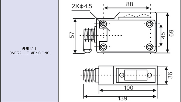 G139 Elevator NPN PNP Photoelectric Switch Aluminum Reset Button ODM / OEM