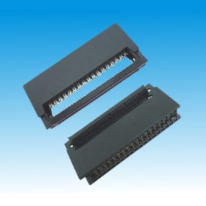 Buy cheap 2.54mm Pitch Phosphor Bronze Card Edge Connector PBT Glass Fiber IDC product