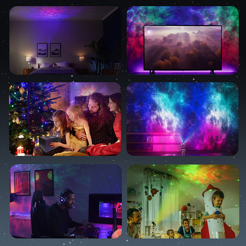 USB Alien Shape Smart Sky Galaxy Star Projector With Remote Control