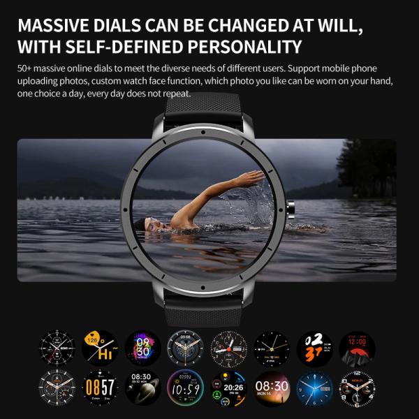 40 Grams 200mAH Android 5.0 IP68 Waterproof Smart Watch For Phone