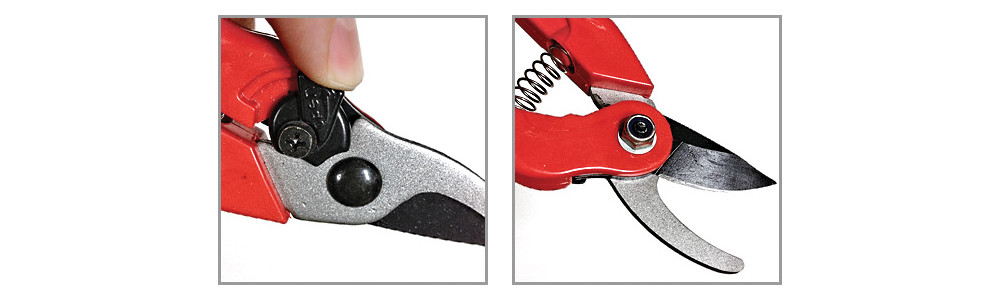 SINSEUNG HTP001 Pruning Shears Razor Sharp Garden Shears Carbon Steel Blade Precision Pointed
