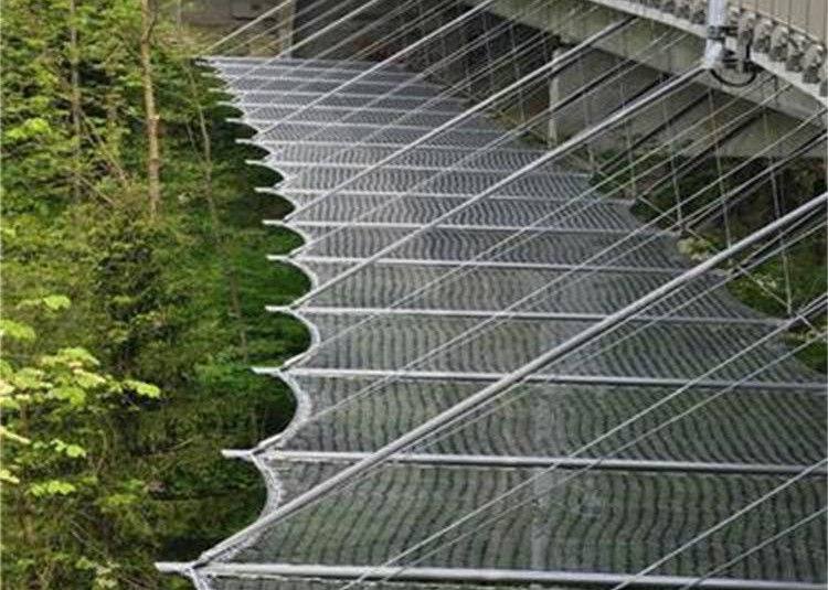 Decorative Flexible Stainless Steel 316 Wire Rope Mesh with 1.2 mm Wire Diameter and 12mm*12mm Mesh Size
