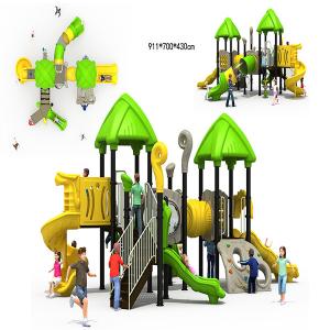 Buy cheap Staticproof Kids Playground Slide With Plastic Tunnel UVproof product