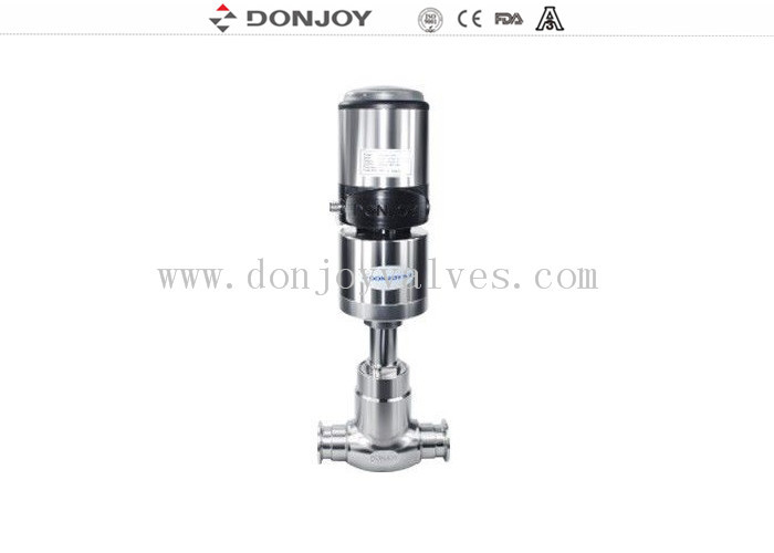 Buy cheap Donjoy Stainless Steel pneuamtic globe valve with tri clamp end product