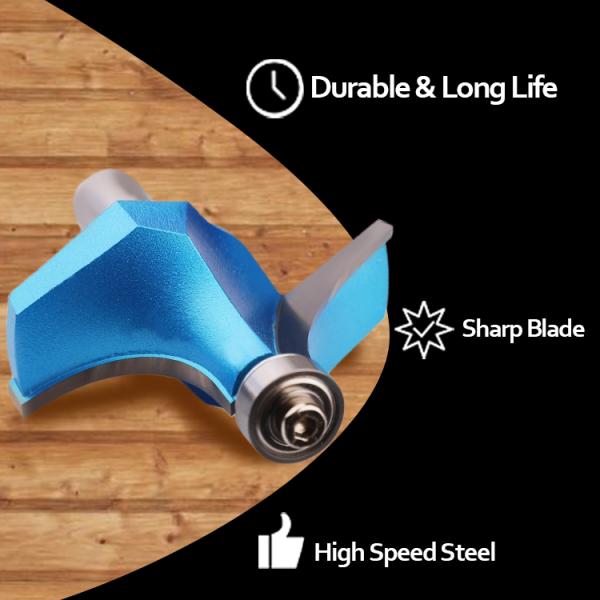 Corner Round Over Bearing Router Bit Milling Cutter Solid Carbide CNC Router Bit For Wood