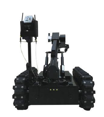 910 * 650 * 500 MM Bomb Equipment Robot Cross 320mm Height Obstacle 90kg Weight