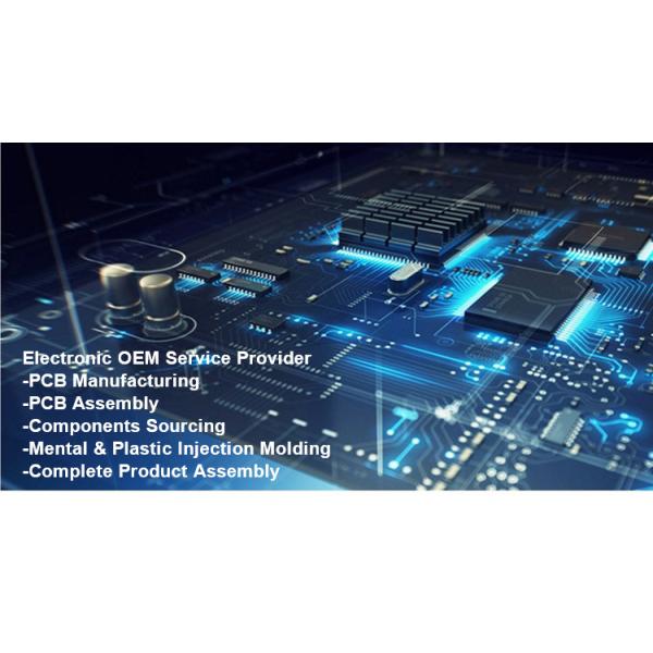 FR4 1OZ PWB Prototype PCB Assembly For Industrial Control
