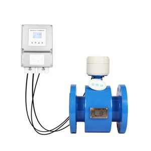 F46 PTFE Digital Electromagnetic Flow Meter For Industry Sewage