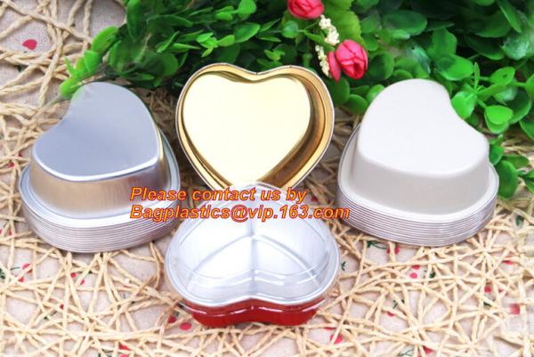 Smooth Wall Colorful Aluminum Foil Bakery Containers Aluminum Baking Cups,Bakery Use Round Shape Hot Selling Aluminum Fo