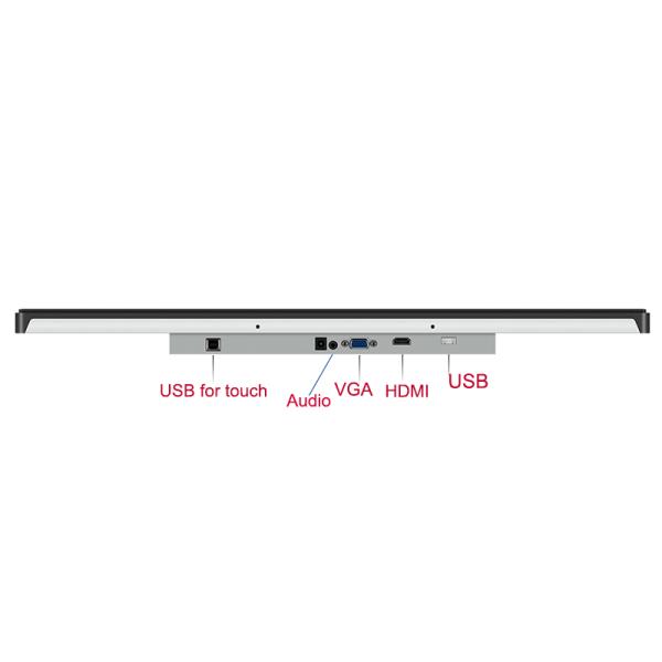 25W 23.8inch 8ms Open Frame Touch Screen Monitor Sun Readable