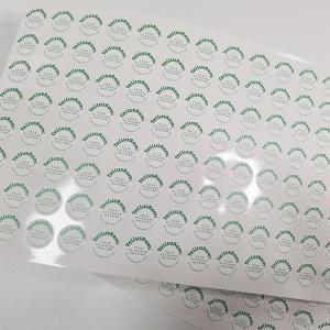 Buy cheap Blank Printed Anti Counterfeit Labels Adhesive Eggshell Sticker Paper product