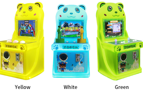 Cute Bear Single Turntable Card Machine Coin-Operated Arcade Game Machine