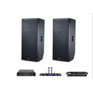 Buy cheap OEM 1000W Karaoke Amplifier Speaker System With Microphone Set product