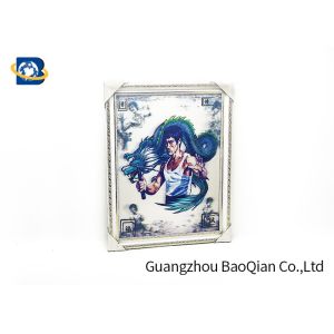Customized Lenticular 3D Pictures Stereograph Printing Flip Bruce Lee Animation