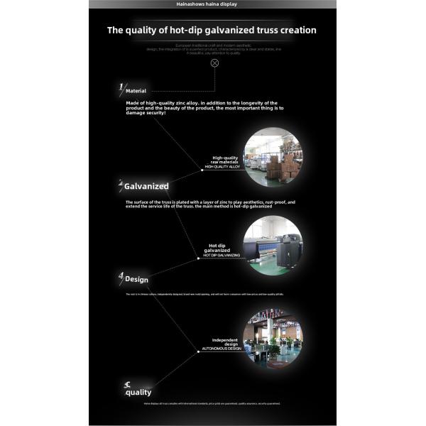 Sturdy Aluminium Stage Truss Welding Aluminum Box Truss For Advertising Display