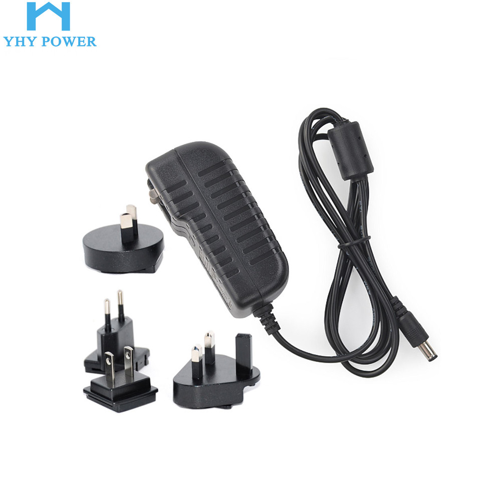 Interchangeable Universal Power Plug Adapter 12v 2.5a 30w