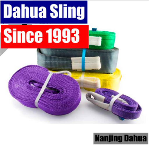 Soft Duplex Polyester Flat lifting Slings , 1 Ton Load Capacity
