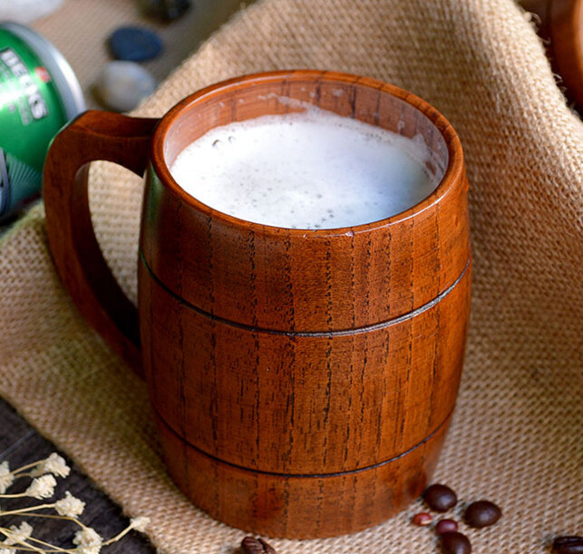 Buy cheap Wooden Beer Mug Barrel Shade Beer Mug product