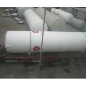 Buy cheap Horizontal 16MnDR Oxygen Cryogenic Liquid Tank 5 Cubic Meter product