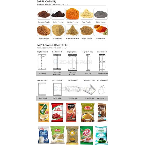 Quad Seal Bag Pouches Packing Machine Vertical Stand Up 220V 50Hz