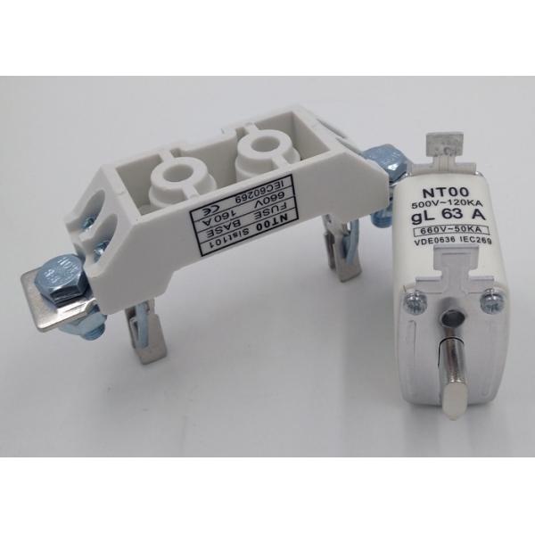 GL 160A Low Voltage Fuse And Fuse Holder 660V 120KA Breaking