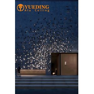 Buy cheap Custom Modern Aluminum Curtain Wall Panels Structure Curved Facade Cladding product