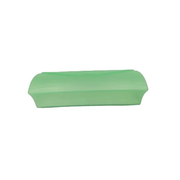 Customizable Green Plastic Eyeglass Case Scratch Resistant Irregular