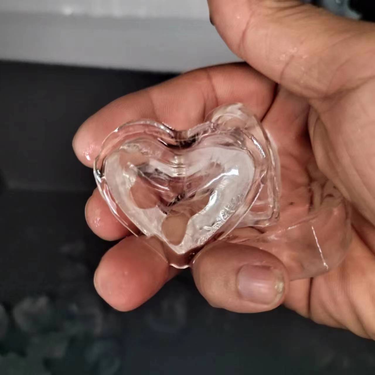 Customized 60KG Best Price 12gram 23gram 35gram HEART SHAPE Commercial Ice Making Machine Provided Ice Tube Machine