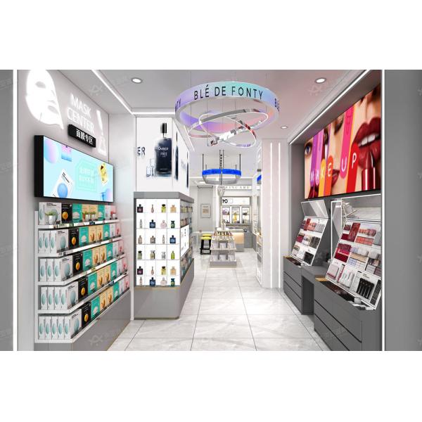 Les Classiques Gray Series Cosmetic Display Case for Shop Design and Store Display