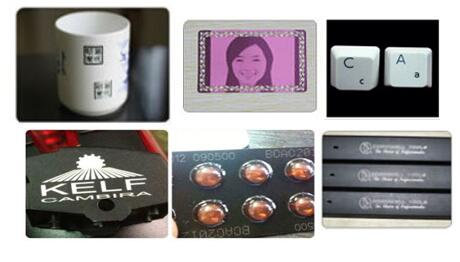 220V / 50Hz 30W 50W Fiber Laser Marking Machine On Watch U Disk Keyboard