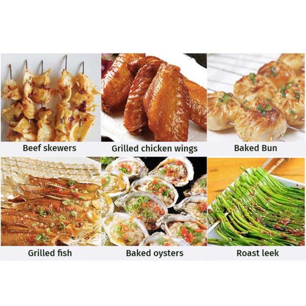 SS 300KG Grill Barbecue Disc Brake Bbq Vending Cart