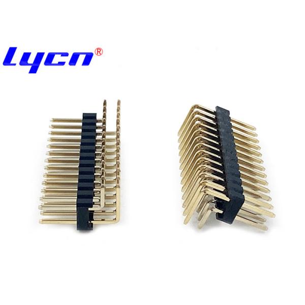 Brass Pin Header 2.54 Right Angle