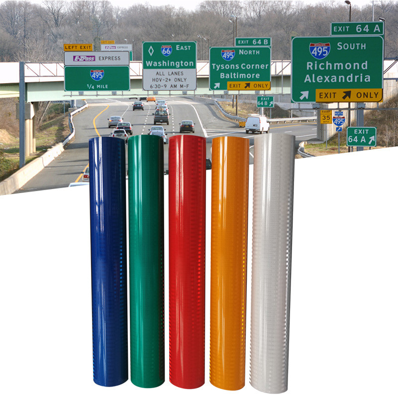 Buy cheap High Intensity Prismatic Reflective Sheeting Vinyl Cuttable And Printable product
