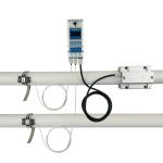 PVC Pipe 24VDC Clamp On Ultrasonic Flow Meter