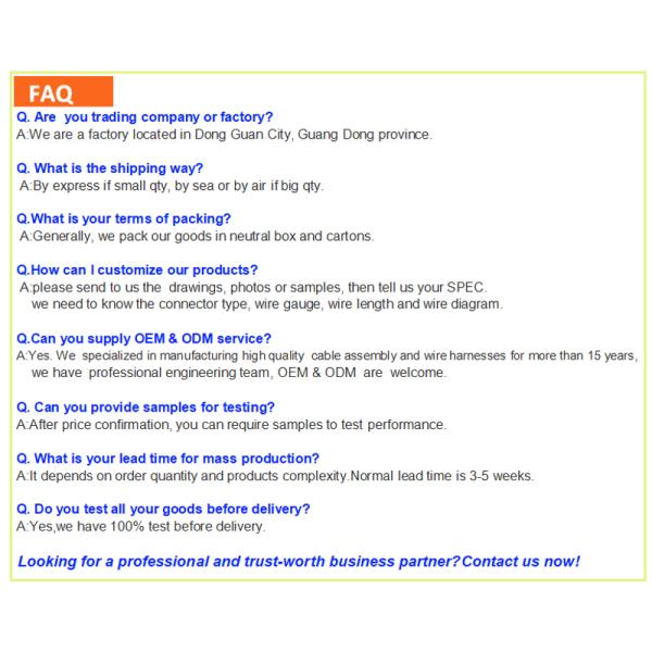 Custom 12 AWG Automotive Wire Harness with ATC ATO Connector and 100% Testing Inspection