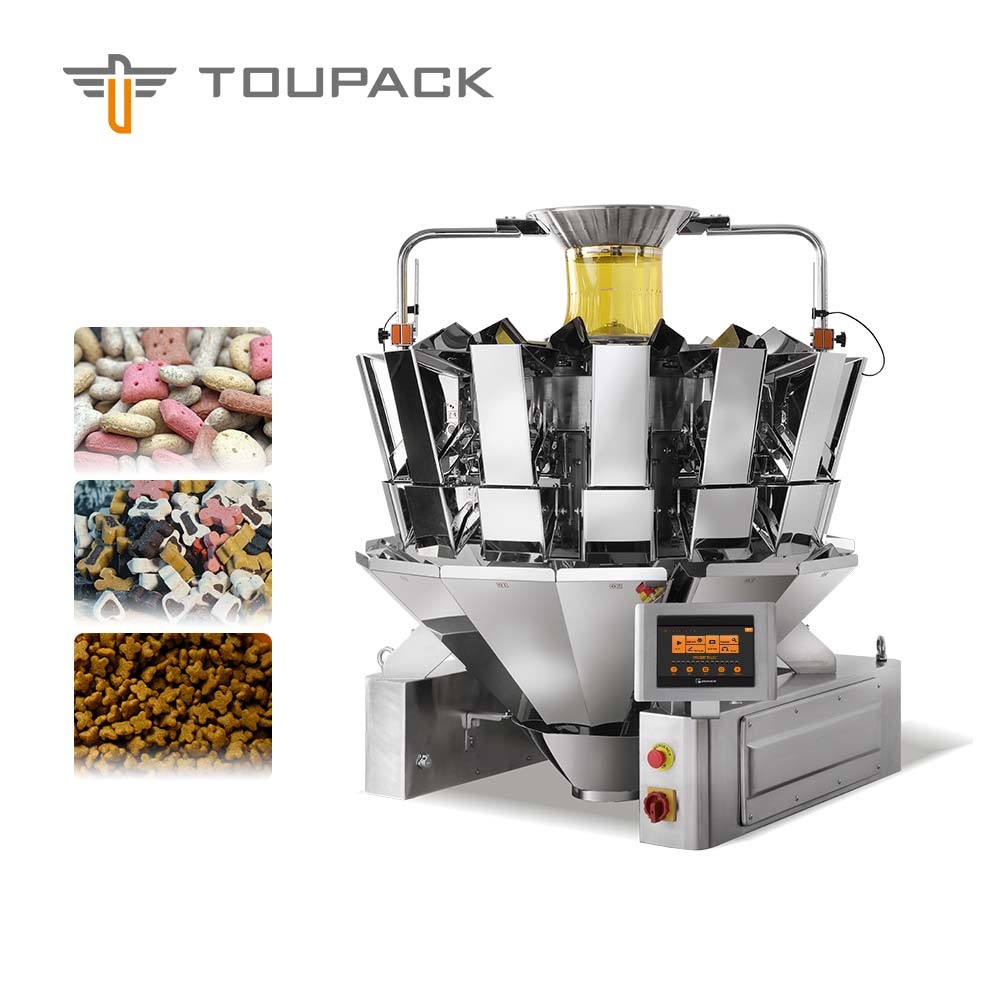 Buy cheap 304 SUS 14 Head Pet Food TOU Multihead Weigher Machine product