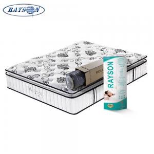 Buy cheap White Color Medium Firm Pocket Spring Pillow Top Mattress for Hotel product