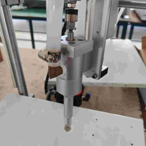 LED Bulb Automated Glue Dispenser 150W Glue Dispensing Machines Round